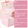6 Sets 3 Colors Paper Storage Tote Bags ABAG-CP0001-33-6