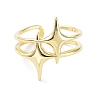 Brass Open Cuff Rings RJEW-D016-02G-2