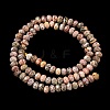 Natural Leopard Skin Jasper Beads Strands G-D344-A24-4
