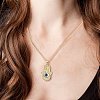 5Pcs Brass Pendant KK-SZ0004-18-7