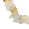 Natural Mixed Gemstone Chips Stretch Bracelets BJEW-JB11070-01-4