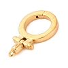 304 Stainless Steel Twister Clasps STAS-S187-01G-2