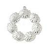 304 Stainless Steel Pendants STAS-L293-09C-P-1