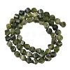 Natural Chinese Jade Beads Strands G-P611-C25-01-3