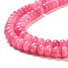 Dyed Natural White Jade Beads Strands X-G-G107-A03-01-4