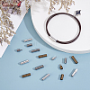30Pcs 3 Colors Brass Bayonet Clasps KK-OC0001-60B-4