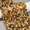 Natural Yellow Opal Beads Strands G-RM2025-A35-6mm-2