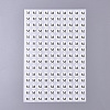 M Sizes Clothing Size Round Sticker Labels AJEW-WH0014-76D-1