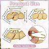 3Pcs 3 Styles Alloy Rhinestone Brooch Base Settings JEWB-OC00001-2