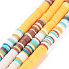 Handmade Polymer Clay Bead Strands CLAY-S096-030E-1