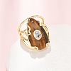 Natural Tiger Eye Cuff Rings GG-CBA5FCC-03G-04-2