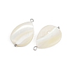 Natural Shell Teardrop Pendants X1-STAS-D378-33P-2