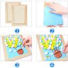 Wooden Painting Frames TOOL-WH0118-18-4