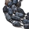 Natural Weathered Agate Beads Strands G-A321-B02-02-3
