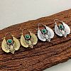 Moth Alloy Hoop Earrings WH-WGD1211-01-5