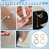 10Pcs Brass Locking Jump Rings KK-YW0003-96A-G-6