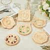 6Pcs 6 Styles Beech Wooden Jewelry Bracelet Finger Ring Diplay Holder Tray ODIS-BBC0001-03B-3