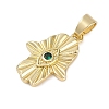 Brass With Cubic Zirconia KK-Q005-04G-2