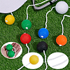 18Pcs 6 Colors PE Plastic Ladder Balls AJEW-MA0001-29-3