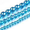 Electroplate Transparent Glass Beads Strands LS-GLAA-T032-T8mm-AB06-4