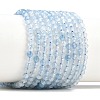 Natural Aquamarine Beads Strands G-RM250101-B31-4