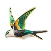 Bird Enamel Pins JEWB-S034-05G-C-1