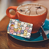 Plastic Waterproof Card Stickers STIC-WH0032-001-7
