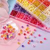 1620Pcs 36 Style Transparent & Opaque Plastic Beads KY-YW0001-42-5