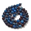 Natural Blue Opal Beads Strands G-H045-A02-8MM-01-4