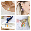 12Pcs 6 Style Spray Painted Alloy Enamel Pendants ENAM-TA0001-67-7