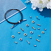 8 Sets 2 Colors Stainless Steel Cord Ends STAS-AR0002-62-4