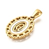 Golden 304 Stainless Steel Pendants STAS-K300-02G-G-2