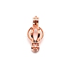 Alloy Bead Cage Pendants FIND-WH0097-32RG-1
