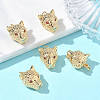 SHEGRACE Brass Cubic Zirconia Pendants XGRQ3K902-548G-4