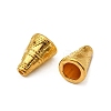 Tibetan Style Cone Alloy Bead Caps TIBE-Q044-13G-RS-1