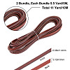 Gorgecraft Flat Leather Jewelry Cord WL-GF0001-06D-02-2