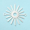 Brass Connector Charms KK-H435-10S-2