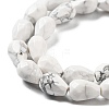 Natural Howlite Beads Strands G-P520-B07-01-4