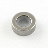 Donut 316 Stainless Steel Beads with Rubber Inside STAS-R082-AA245-1