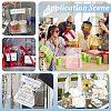 70Pcs PVC Gift Tote Bags ABAG-WA0001-06-6
