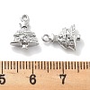 Micro Pave Clear Cubic Zirconia Pendants KK-M102-05P-3