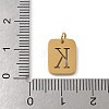 304 Stainless Steel Charms STAS-R001-01G-K-3