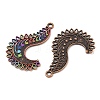 Tibetan Style Alloy Pendants AL-CBA606A-04-2