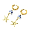 4 Styles Marine Theme 202 Stainless Steel Hoop Earrings EJEW-JE07004-5