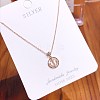 925 Sterling Silver Pendant Necklaces NJEW-BB34928-RG-1