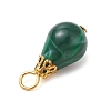 Imitation Gemstone Acrylic Pendants PALLOY-JF03329-01-5