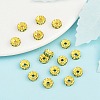 Brass Rhinestone Spacer Beads RB-A014-Z8mm-07G-5