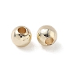 Rack Plating Brass Round Beads KK-A235-01LG-02-2