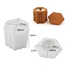 Hexagon DIY Silicone Storage Box Molds PW-WG00149-01-2