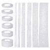 6 Styles 6 Rolls Polyester Ribbons SRIB-TA0001-27-1